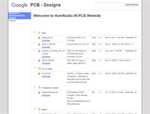 Tablet Screenshot of pcb.hamradio.in