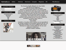 Tablet Screenshot of hamradio.cc