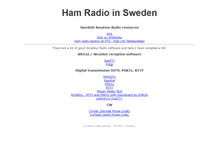 Tablet Screenshot of hamradio.se