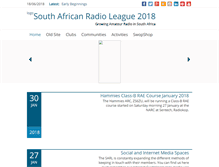 Tablet Screenshot of hamradio.org.za